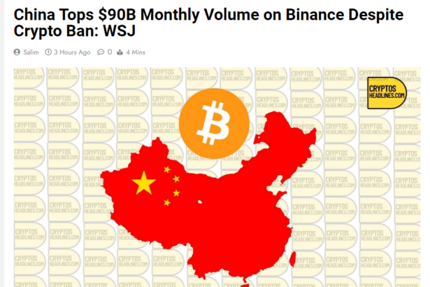 Meski Dilarang, Nyatanya Transaksi Kripto Binance Tembus USD 90 Miliar di China