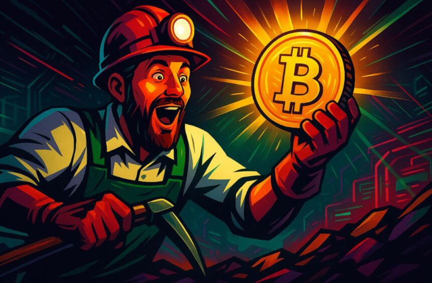 penambang bitcoin berhasil menambang blok sendirian