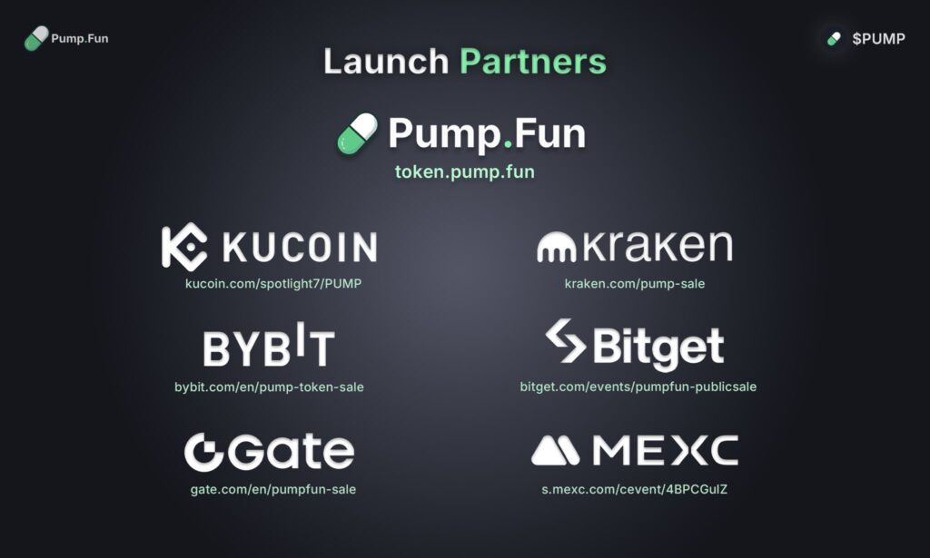 Exchange yang Menyelenggarakan ICO Pump.fun
