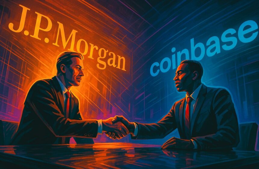 JPMorgan dan Coinbase berkolaborasi untuk adopsi kripto